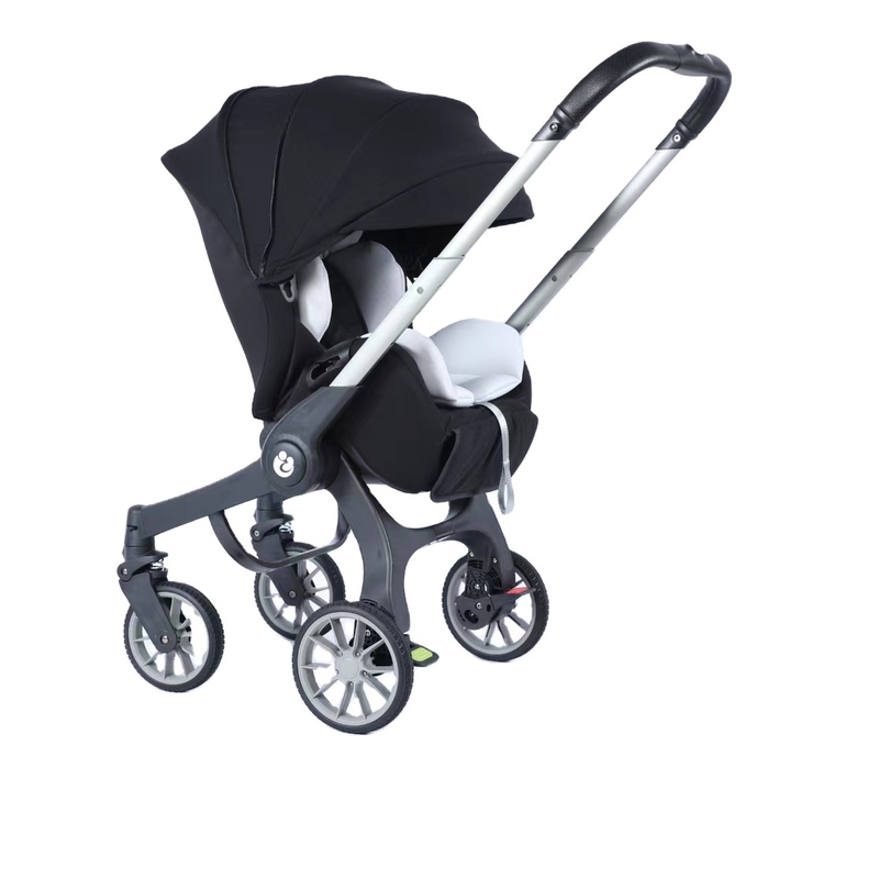 Car Seat Stroller Black All in