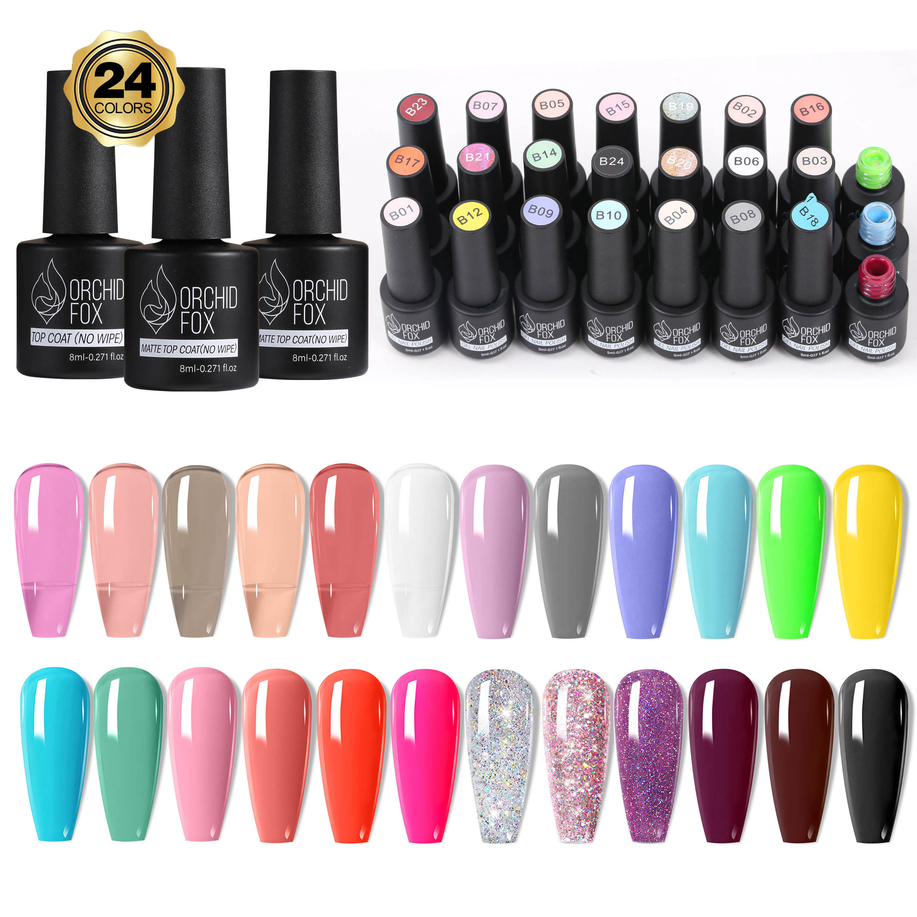 24+3 Kit de Nail Art 3