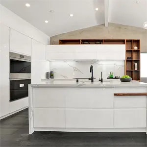 CBMMart designs modernes armoires de cuisine modulaires intelligentes en laque haute brillance