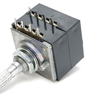 Potentiomètre rotatif 100K LOG ALPS RH2702 Contrôle du volume audio Pot stéréo avec Loudness L