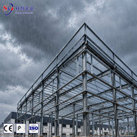Atelier en structure métallique préfabriquée résistante au feu, système de toiture imperméable pour ligne de production et usine, fournisseur