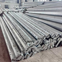 Torre de Acero Galvanizado con Cables de Refuerzo