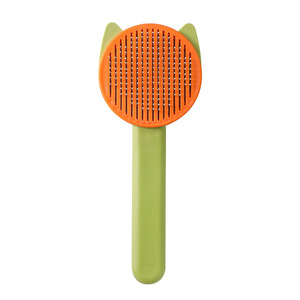 <b>Pet</b> Cat Dog Massage Comb Self Cleaning Hair Removal Grooming Tool For <b>Pet</b> Care - Product Image 4