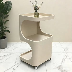 Stylish Beauty Instrument Cart Salon Professional Mobile Storage <strong>Trolley</strong> Skincare Tools Organizer - Product Image 2