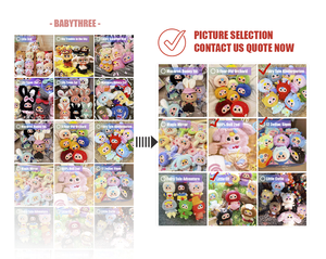 Babythree coleccionables Kawaii muñecas lindas figura <span class=keywords><strong>Anime</strong></span> figuras juguetes de peluche muñeca sorpresa caja ciega bebé tres cajas misteriosas - Product Image 2