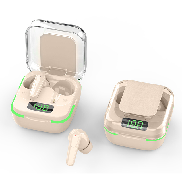 Factory Direct Supply IPX-4 Waterproof Touch Operation Cool Breath Light Double Mark ANC+ENC Wireless Earbuds  for Mobile Phone