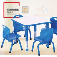 Bureau et chaise carrés pour enfants, meuble de haute qualité, livraison gratuite
