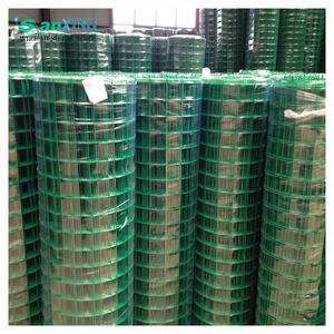 Outdoor Garden Security Fence Welded Wire Roll with Green PVC Coating - Product Image 5