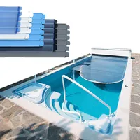 Outdoor Automated Plastic PVC Safety Foldable Cover Slats