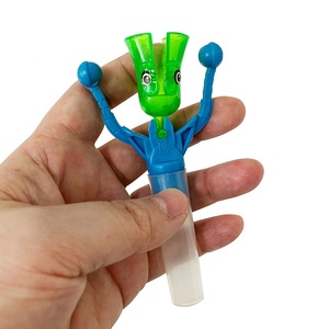 Caramella vuota giocattolo promozionale per bambini caramella 2g contenitore tubo dolce Dispenser con giocattoli sonaglio - Product Image 3