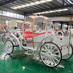 Véhicule de <span class=keywords><strong>mariage</strong></span> en calèche électrique royal OEM Wagon Cendrillon Citrouille Chariot de visite - Product Image 5