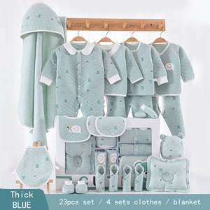 Nouvel ensemble cadeau décontracté 100 % coton pour bébés nouveau-nés avec motif de dessin animé mignon, vêtements unisexes - Product Image 4