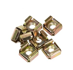 Écrou de serrage carré en acier au carbone pour meubles, écrou de <span class=keywords><strong>cage</strong></span> pour armoire, <span class=keywords><strong>pince</strong></span> pour tôle avec finition galvanisée jaune et blanche - Product Image 6