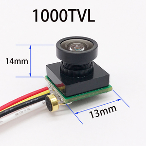Caméra vidéo miniature FPV couleur CMOS 600TVL/<span class=keywords><strong>1000</strong></span> 170 degrés/120 degrés avec audio pour drone RC, voiture, quadricoptère, modèle - Product Image 2