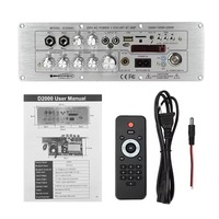 D2000C Papan Amplifier Digital BT Subwoofer Daya Tinggi 2.1 Kanal Papan Amplifier Subwoofer Frekuensi Tinggi dan Rendah
