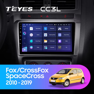 Radio Multimedia <span class=keywords><strong>TEYES</strong></span> CC3L WIFI para <span class=keywords><strong>Volkswagen</strong></span> Fox CrossFox SpaceCross 2010-2019, Reproductor de Video, Navegación, Estéreo, Android - Product Image 1
