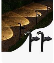 Solar <strong>Spot</strong> <strong>Lights</strong> for <strong>Outside</strong> Outdoor Waterproof IP55 3300K Warm <strong>Light</strong> LED Landscape Spotlight Lighting Pathway - Product Image 3