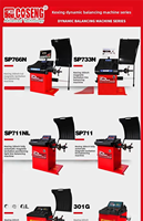 Équilibreuse de pneus à lévitation magnétique Coseng SP811PL avec positionnement laser et blocage pneumatique, machine à changer les pneus