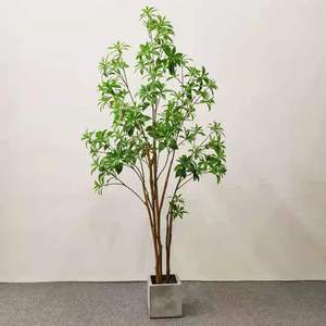 Bonsaï artificiel <span class=keywords><strong>Pieris</strong></span> <span class=keywords><strong>Japonica</strong></span>, plante verte, à utiliser pour la décoration de la maison, de l'hôtel, du bureau - Product Image 6