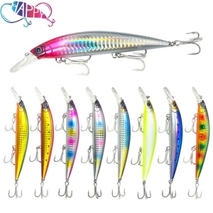 Atacado Pesado Minnow Afundando 110mm 37g Plástico Isca De Pesca Água Salgada Fundição Longa Ação Rolante Pesca Minnow Iscas - Product Image 1