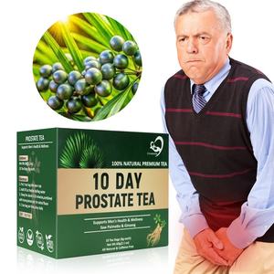 Té Personalizado Chinaherbs para la Salud de la Próstata para Hombres, Hierbas Naturales Orgánicas, Vegano y Sin OMG, Empaque en Caja, Promueve la Vitalidad - Product Image 1