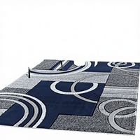 Tapis géométrique abstrait moderne 5x8 en polypropylène lavable, grand tapis imprimé pour salon, chambre à coucher, Alfombra Tapis
