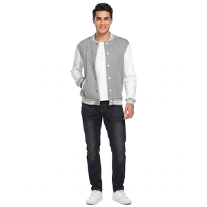 Comfortable New Style Men's Varsity Jacket Stand Front Logo Customized Colors Sizes Breathable Quick Dry Winter Outdoor Use - Product Image 1