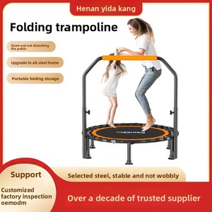 <span class=keywords><strong>Trampoline</strong></span> pliable en PP pour usage intérieur, petit lit rebondissant pour enfants et adultes, tailles de cadre 40/48 pouces - Product Image 2