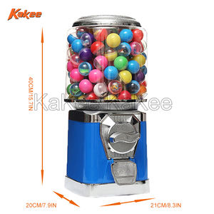 Petit distributeur commercial résistant de bonbons de <span class=keywords><strong>globe</strong></span> de machine de Gumball pour le distributeur automatique de vente directe d'usine d'arcades - Product Image 2