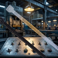 3.5*300/100 pièces usine fournit directement des attaches à glissière de câble autobloquantes en nylon plastique de haute qualité