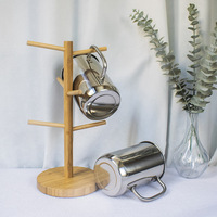 Chope à bière jetable en acier inoxydable à paroi simple, 1000 ml/1 litre, gobelets en métal pour boire à l'extérieur