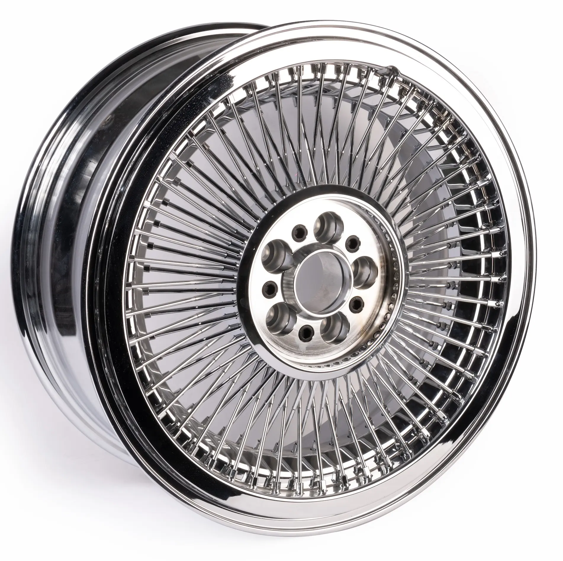 Roda Ruji mobil 18 20 22 inci, velg mobil aluminium tempa aluminium krom Titanium emas