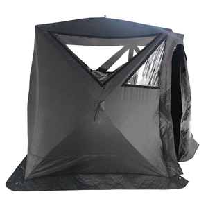 Tente de sauna portable 5 côtés OEM, tente de sauna durable pour l'extérieur avec poêle pour le camping d'hiver / la pêche sur glace / le <span class=keywords><strong>spa</strong></span> - Product Image 3