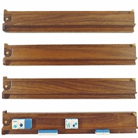 Support de Mahjong Américain de Luxe en Noyer avec Charnières en Laiton, 19, 20, 21 pouces, Support Magnétique pour Tuiles, Ensemble de Jeu de Société
