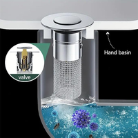 Desagüe de lavabo tipo U de acero inoxidable chino, moderno desagüe de suelo emergente para América