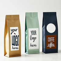 Großhandel Custom Plastic Packaging Bag Kaffee beutel 8 Onz 500gr 2,5 kg 100g 12 Unzen Ventil Reiß verschluss Schwarz Rot Fenster für Tiernahrung