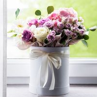 Vente en gros de boîtes rondes florales pour les Bouquets de fleurs, pour les cadeaux de mariage