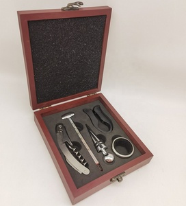 Khuyến mại 5 cái phụ kiện rượu vang Set hộp gỗ corkscrew công cụ cho Đảng cung cấp - Product Image 6