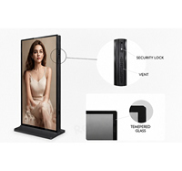 Layar Digital Signage LCD Vertikal 32 Inch Smart Kiosk, Penjualan Terlaris, Lampu Latar LED Full Array, Anti-Silau, Layar Sentuh
