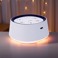Appareil de sonothérapie pour un sommeil paisible en voyage, avec batterie rechargeable, minuterie d'arrêt automatique et personnalisation de votre routine de sommeil