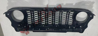 Vente flash : Grille avant tout-terrain 4x4, état neuf, en ABS, pour pare-chocs de camion, compatible avec Jeep Wrangler JL 2018 et 2024