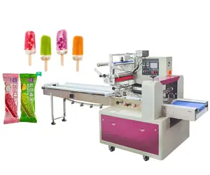 Automatische Ijs Lolly Maken Verpakkingsmachine Voor Ijs Pop Papier Buis Vul-En Sluitmachine