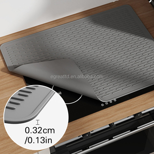 Tapis isolant thermique en silicone à séchage rapide, essentiels de cuisine, dessous de plat/support de casserole en silicone de qualité alimentaire pour la table à manger à la maison - Product Image 3