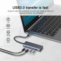 Station d'accueil USB-C 10-en-1 personnalisée OEM 5 Gbit/s double moniteur pour Dell/HP/Lenovo HDTV 4K 60Hz RJ45