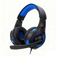 Casque de jeu à bas prix, casque filaire, écouteurs musicaux, écouteurs avec micro