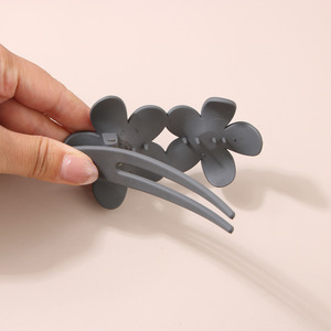 Große 11,5cm Modische Einfarbige Plastik-Haarklammern Niedlich für Damen Haaraccessoires Dekoration - Product Image 5