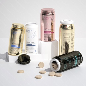 Latas de Aluminio de 110 ml, 150 ml y 200 ml para Envasado de Medicamentos, Latas Metálicas para Píldoras y Tabletas - Product Image 1