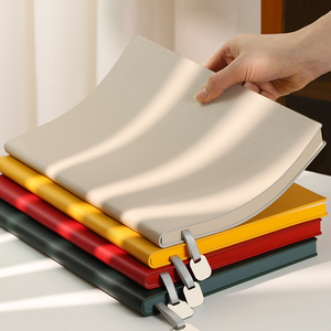 Organiseur/Agenda en Cuir PU Épais de Haute Qualité avec Logo Personnalisé, Format A5/B5, Relié Cousu, <span class=keywords><strong>Pages</strong></span> Blanches pour Bureau et École - Product Image 1