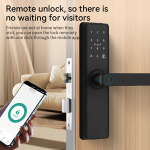 Xsdts F18 Thông Minh Khóa Cửa Vân Tay Keyless Nhập Wifi Tuya Ứng Dụng Điều Khiển Kỹ Thuật Số Mã Cửa Bằng Gỗ An Ninh Khóa Sinh Trắc Học Nhập - Product Image 3