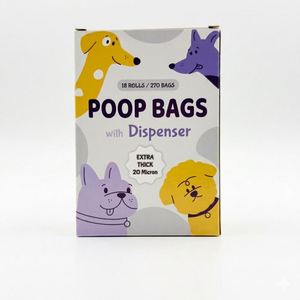 Sacs à déjections pour animaux de compagnie biodégradables en gros, logo personnalisé, extra épais, écologiques, sacs à crottes de chien - Product Image 1